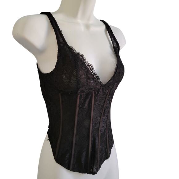 Meshki Women’s Black Sexy Corset Whimsy Gothic Regency Wired XS - Picture 11 of 11